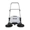 Dapper Supply Walk-Behind Outdoor Hand Push Floor Sweeper - 5.25 Gallon Capacity - 25.5 in. Sweeping Width DP-FS1103 - alternate 7