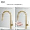 Vigo Greenwich Single-Handle Pull-Down Sprayer Kitchen Faucet with Touchless Sensor in Matte Brushed Gold VG02029MGS - alternate 3