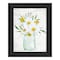 Homeroots Floral Bouquet Black Framed Print Wall Art 530048 - alternate 1