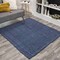 Jonathan Y Pata Hand Woven Chunky Jute Navy 7 ft Square Area Rug NRF102D-7SQ - alternate 1
