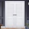 Sartodoors Slab Barn Door Panel White 30x84 Solid Core Modern Interior VEREGIO7411S-WS-3084 - alternate 4