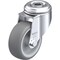 Blickle Kingpin Swivel Caster, TPR, 3-1/8", 220 lb. LKRA-TPA 80G - alternate 1