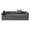 Homeroots 30" Gray Fabric Sofa 568286 - alternate 5
