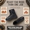 Handpoint Mens 8 in Military Tactical Boots-Slip Resistant Combat Work Boots with YKK Side Zipper, 13 AMY1002EE-13 - alternate 7