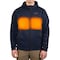Milwaukee Tool Men's Heated Hoodie, Up to 8 hours Time, Zipper Closure, Blue, Size M M200U-20M - alternate 1