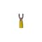 Gb Spade Terminal, 600 V, 12 to 10 AWG Wire, #8 to 10 Stud, Vinyl Insulation, Yellow0, 50PK 10-116 - alternate 3
