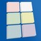 Flipside 3" x 3" Pastel Assorted Dry Erase Stickables w/ Dry Erase Marker - 2 Packs of 12 Sheets 95533 - alternate 3