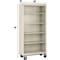 Sandusky Lee 5-Shelf Mobile Bookcase, 78"x36" Putty BM40361872-07 - alternate 5