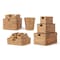 Happimess Traditional Assorted Hand-Woven Hyacinth/Iron Baskets, Natural (Set of 10), 10PK BSK1010A-10SET - alternate 3