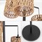 Jonathan Y Isla 70.75" 3-Light Mid-Century Bohemian Metal/Rope LED Floor Lamp, Black/Natural JYL1150A - alternate 5