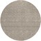 Homeroots 8' Brown And Beige Round Geometric Washable Indoor Outdoor Area Rug 594457 - alternate 6