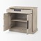 Homeroots 19in Brown Solid Wood Accent Cabinet With Two Doors And One Drawer 727714 - alternate 9