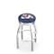 Holland Bar Stool Co 30" Chrome Fresno State Swivel Bar Stool, Accent Ring L8C3C30FresSt - alternate 1