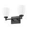 Z-Lite Oren 2-Light Vanity, 16 in W, Matte Black 7004-2V-MB - alternate 7