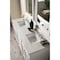 James Martin Vanities Bristol 72'' D Vanity, Bright White w/ Jasmine Pearl Silestone Top w/FreePower Wireless Charger 157-V72-BW-FEJP - alternate 5