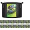 Ipower Simple Deluxe Grow Bags 10 Gallon Planter Pots with Handles, Black with 12 labels, 12PK GLGROWBAG10X6BLKX2 - alternate 1