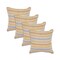 Homeroots Set of Four 18" X 18" Orange Beach Chevron Cotton Zippered Pillow, 4PK 535278 - alternate 4