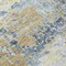 Homeroots 8' Blue Green And Ivory Round Abstract Washable Indoor Outdoor Area Rug 604573 - alternate 6
