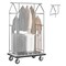 Vevor Hotel Luggage Cart 800 LBS Brushed Stainless Steel Finish Bellman's Cart X-126 - alternate 1