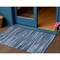 Homeroots 3' X 5' Blue And Navy Blue Abstract Washable Indoor Outdoor Area Rug 613079 - alternate 1
