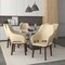 Leisuremod Vivara Collection Modern Dining Chair in Off White, 4PK VC23W4 - alternate 7