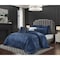 Homeroots Navy Blue King Polyester 220 Thread Count Washable Down Comforter Set 528993 - alternate 7