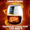 Brentwood Industries Small 1400 Watt 4 Quart Electric Digital Air Fryer with Temperature Control in White AF-400DW - alternate 5