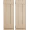 Ekena Millwork Rustic Three Board Joined Board-n-Batten Sandblasted Faux Wood Shutters, 16 1/2W x 36H, PR SHUBJS16X36SDPR - alternate 1