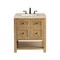 James Martin Vanities Breckenridge 30" Single Vanity, Light Natural Oak, w/ 3 CM Tajnar Eclos Top 330-V30-LNO-3TJR - alternate 1