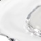 Homeroots 13in Clear And Silver Round Glass Hand Finished Lazy Susan 375757 - alternate 3