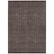 Homeroots 9' X 12' Chocolate And Black Geometric Washable Indoor Outdoor Area Rug 595545 - alternate 3