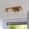 Vaxcel Wallingford 3 Light Modern Gold Transitional Bathroom Vanity Fixture Clear Glass W0494 - alternate 1