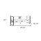 Homeroots 49in White Cabinet Enclosed Storage TV Stand 490370 - alternate 4