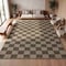 Jonathan Y Mason Smart Jute Geometric Boho Checker Weave Natural/Brown 4 ft. x 6 ft. Indoor/Outdoor Area Rug FXV200B-4 - alternate 5