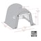 Shelterlogic Shed-in-a-Box Roundtop 10 x 10 x 8 ft Grey Shed-In-A-Box portable shed 70435 - alternate 12