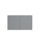 Cambridge Radiance 30in W x 12in D x 18in H Ready to Assemble Slab Wall Bridge Kitchen Cabinet in Matte Grey SA-W3018-MG-KIT - alternate 1