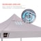 Ergodyne Single White Heavy Duty Pop-Up Tent - 10ft x 10ft 6002 - alternate 7