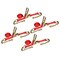 Tie 4 Safe 3'' x 30' Ratchet Strap w/ Chain Extension. WLL: 5,400 LBS Red, 4PK RT20R-1530-F87-R-C-4 - alternate 1
