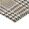 Homeroots 5' X 8' Brown And Beige Plaid Washable Indoor Outdoor Area Rug 601465 - alternate 6
