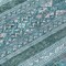 Homeroots 8' Teal Blue Ivory And Gray Round Southwestern Washable Indoor Outdoor Area Rug 582862 - alternate 6