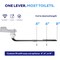 Highcraft Straight Toilet Tank Flush Lever w/Side Mount Toilet Handle Cut-to-Size Arm Fit Most Toilet US53-38D - alternate 6