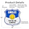 Signmission Smile You're On Camera Shield Sign Smile, 12 Inch X 12 Inch, Plastic Sign SHI-P-12-463 - alternate 5