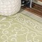 Jonathan Y Charleston Vintage Filigree Textured Weave Green/Cream 2 ft. x 8 ft. Indoor/Outdoor Runner Rug SMB106H-28 - alternate 5