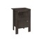 Homeroots 24" Brown Wood Nightstand 489711 - alternate 1