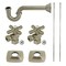 Kingston Brass Plumbing Sink Trim Kit with P-Trap, Brushed Nickel KPK110P8 - alternate 1