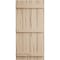 Ekena Millwork Rustic Four Board Joined Board-n-Batten Riverwood Faux Wood Shutters, 22W x 62H, PR SHUBJS22X62RWPR - alternate 10
