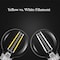 Feit Electric White G16.5 E12 (Candelabra) Filament LED Bulb Soft White 60 Watt Equivalence, 2PK BPG1660927WFIL2 - alternate 7