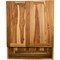 Homeroots 24in Brown Solid Wood Frame Wall Mounted Accent Cabinet 383585 - alternate 1