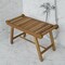 Homeroots Rectangular Teak Shower Bench With Handles In Natural Finish 376724 - alternate 8