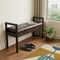 Homeroots 43in Brown Solid Wood Storage Bench With Cabinet 718238 - alternate 6